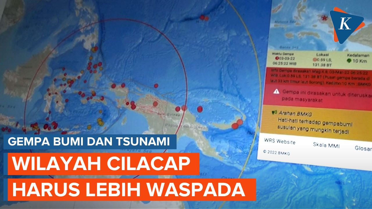 BMKG Peringatkan Waspada Ancaman Gempa Bumi dan Tsunami di Sepanjang Selatan Jawa