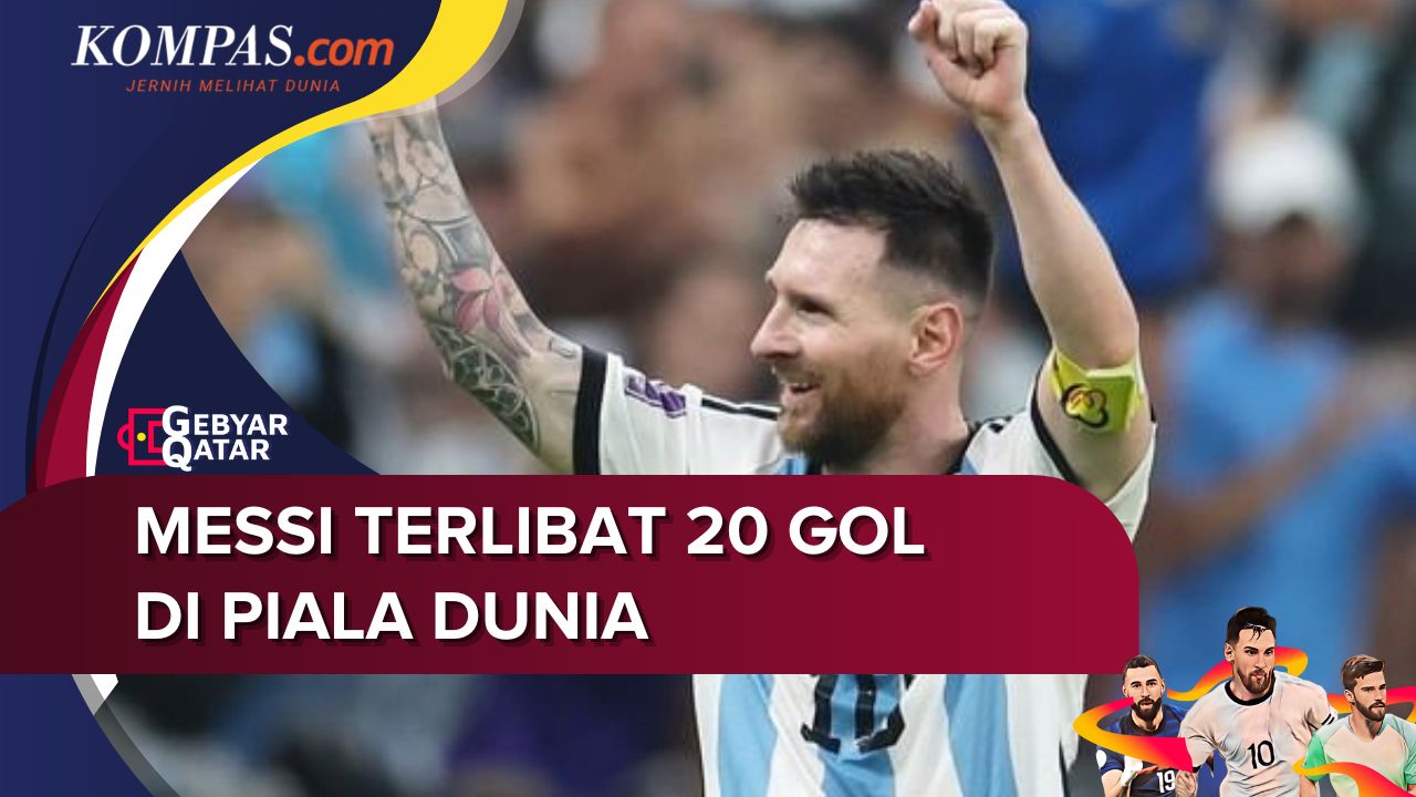 Aksi Messi Pecahkan Rekor Saat Antar Argentina ke Final Piala Dunia
