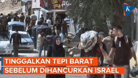 Warga Palestina Tinggalkan Tepi Barat Sebelum Dihancurkan Israel