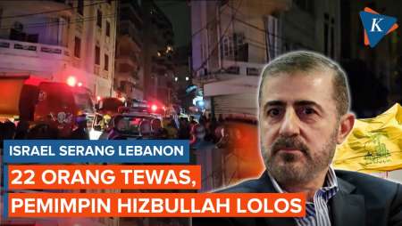 Serangan Terbaru Israel di Lebanon Tewaskan 22 Orang dan Melukai 100 Orang