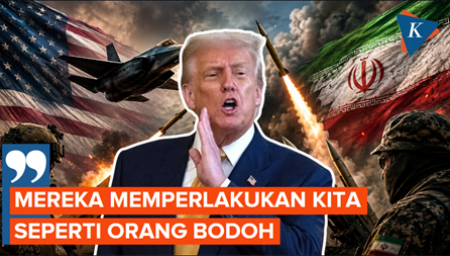 AS Lanjut Gempur Iran, Trump Tuduh Teheran Permainkan Negosiasi