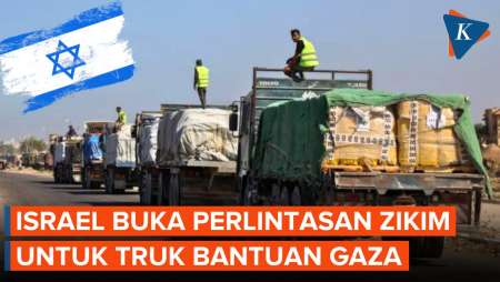 Israel Buka Kembali Perlintasan Zikim Untuk Truk Bantuan Ke Gaza Utara