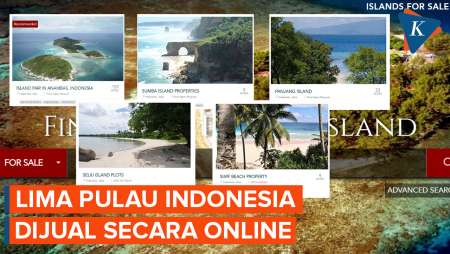 Lima Pulau Indonesia Dijual Online, Ada Seharga Rp 2 Miliar