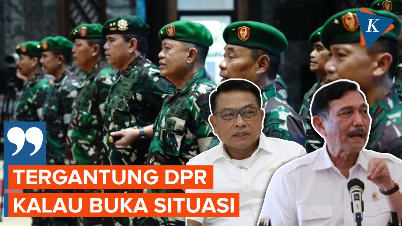 Respons Moeldoko soal Usulan Luhut Minta Perwira TNI Bisa Masuk Kementerian