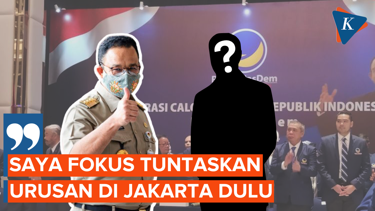 Ditanya Kandidat Cawapres, Anies: Saya Sedang Menuntaskan Jakarta Dulu