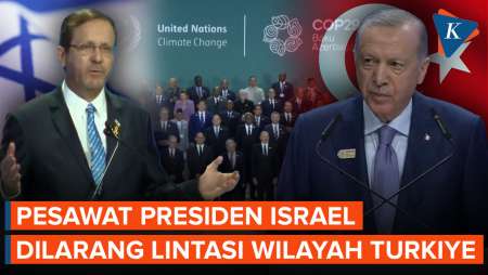 Turkiye Tolak Beri Hak Lintas Udara, Pesawat Presiden Israel Gagal Terbang