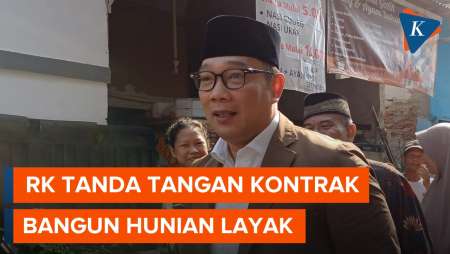 RK Tanda Tangani Kontrak Politik dengan REI, Apa Saja Isinya?