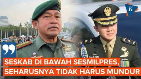 Setkab Letkol Teddy Tak Harus Mundur dari TNI, KSAD: Seskab di Bawah Sesmilpres, Tidak Harus Mundur