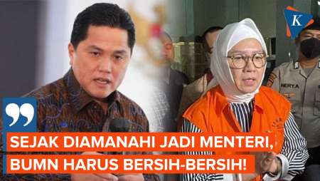 Respons Erick Thohir soal Eks Dirut Pertamina Karen Jadi Tersangka