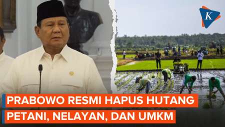 Prabowo Resmi Hapus Utang Macet Petani, Nelayan, Serta Pelaku UMKM