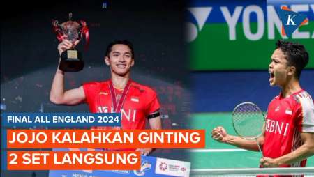 Hasil Final All England 2024: Jonatan Kalahkan Ginting, Indonesia Juara!