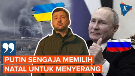 Zelensky Sebut Serangan Rusia ke Fasilitas Energi Ukraina di Hari Natal Tidak Manusiawi