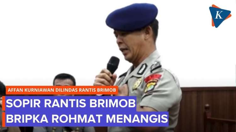 Sopir Rantis Brimob Kena Sanksi Demosi, Bripka Rohmat: Tak Ada Niat ...
