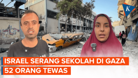 Israel Gempur Sekolah yang Jadi Tempat Penampungan di Gaza, 52 Orang Tewas