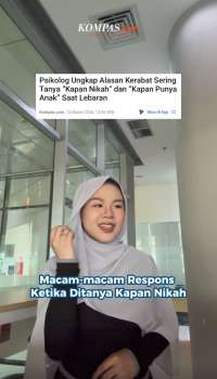 Macam-macam Respons Ketika Ditanya Kapan Nikah