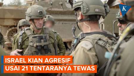 Israel Agresif Usai 21 Tentaranya Tewas, Panglima IDF Turun Gunung dan Kepung Khan Younis