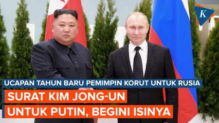 Pemimpin Korea Utara Kim Jong-un Kirim Ucapan Tahun Baru ke Putin, Apa Isinya?