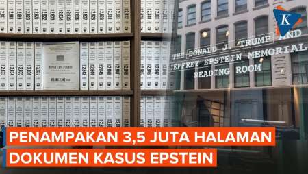 3,5 Juta Halaman Dokumen Epstein Dipamerkan, Begini Penampakannya