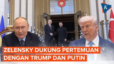Zelensky Dukung Usulan Turkiye soal Pertemuan dengan Trump dan Putin