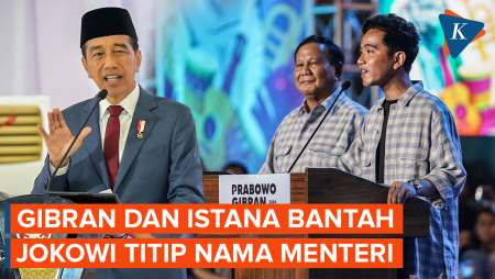 Gibran dan Istana Kompak Bantah Jokowi Titip Nama Menteri untuk Kabinet Prabowo