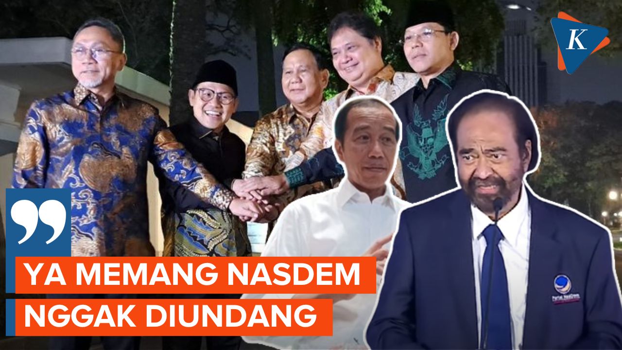 Kata Jokowi Soal Nasdem yang Tak Tampak pada Pertemuan Enam Ketum Parpol