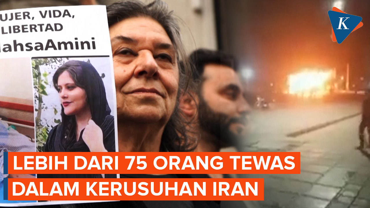 Lebih dari 75 Orang Dilaporkan Tewas dalam Kerusuhan Iran, 1.200 Ditangkap