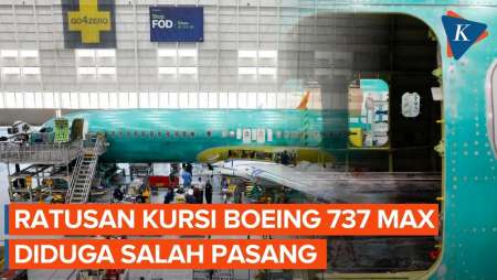 Ratusan Kursi Pesawat Boeing 737 MAX Diduga Salah Pasang, Apa yang Terjadi?