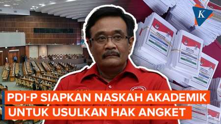 PDI-P Ngaku Sungguh-sungguh soal Hak Angket, Siapkan Naskah Akademik