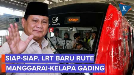 LRT Manggarai - Kelapa Gading Sudah Jadi, Tinggal Tunggu Prabowo