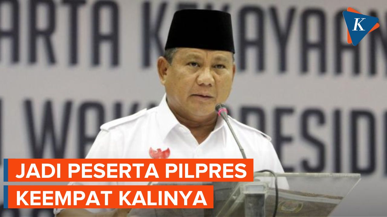 Rekam Jejak Prabowo di Tiga Pilpres Sebelumnya