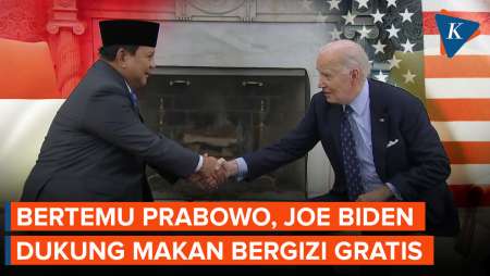 Setelah China, Biden Nyatakan Dukung Program Makan Bergizi Gratis Prabowo