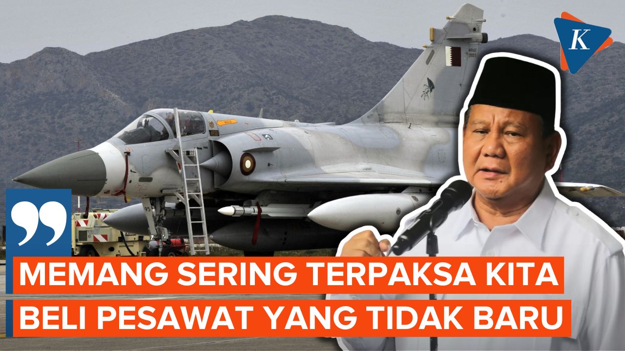 Saat Prabowo Akui Indonesia Kerap Terpaksa Beli Pesawat Tempur Bekas