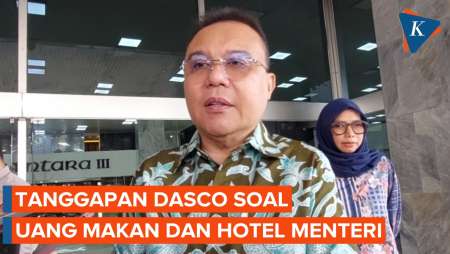 Dasco Tanggapi soal Besaran Uang Makan dan Hotel Menteri