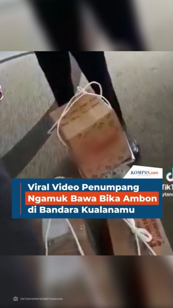 Viral Video Penumpang Ngamuk Bawa Bika Ambon di Bandara Kualanamu
