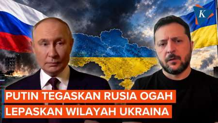 Putin Pantang Mundur! Tegaskan Rusia Tak Akan Lepaskan Wilayah Ukraina