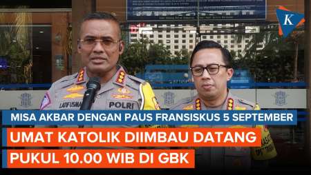 Jemaat Misa Akbar bersama Paus Fransiskus Diimbau Datang Pagi agar Tak Terjebak Macet