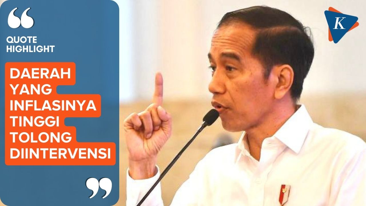 Jokowi Minta 20 Daerah dengan Inflasi Tinggi  Diintervensi