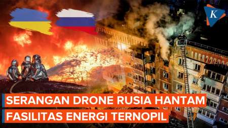 Rusia Tembakkan 28 Drone Shaded ke Ukraina, Hantam Fasilitas Energi di Ternopil