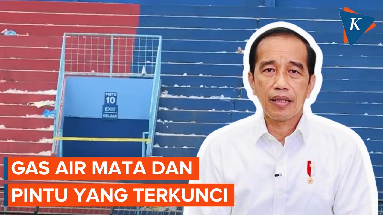 Catatan Jokowi atas Tragedi Kanjuruhan: Gas Air Mata dan Pintu Terkunci