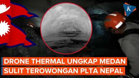 Drone Thermal Ungkap Medan Menantang di Balik Terowongan PLTA Nepal