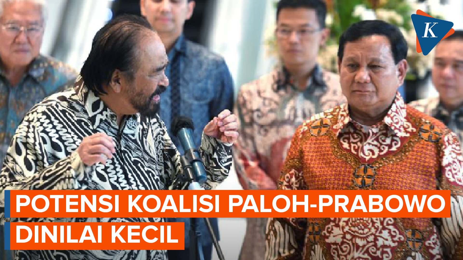 Meski Dekat, Kecil Kemungkinan Prabowo dan Surya Paloh Berkoalisi