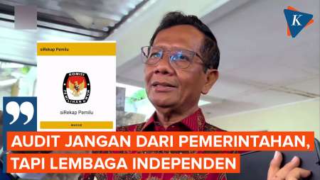 Mahfud Minta KPU Audit Forensik Digital Independen untuk Buktikan Kredibilitas