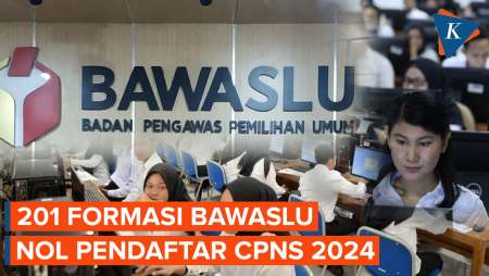 201 Formasi Bawaslu Masih Nol Pendaftar di CPNS 2024, Gaji Tembus Rp 7 Juta