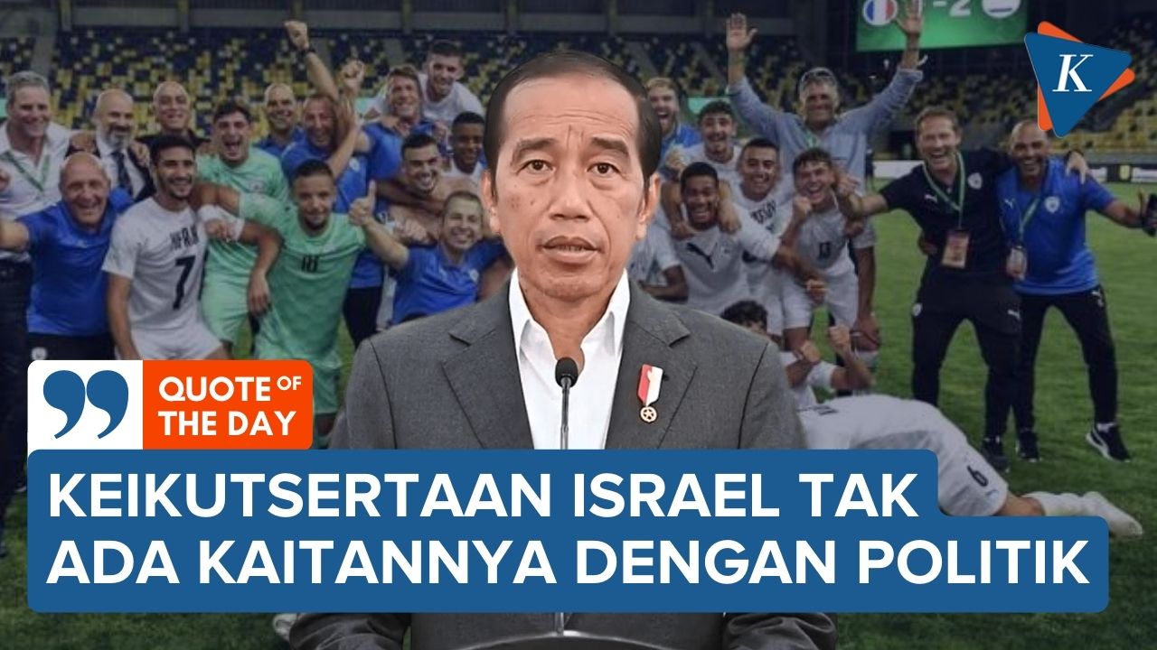 Soal Piala Dunia U20, Jokowi Minta Tak Campurkan Urusan Politik dan Olahraga