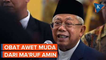 Kata-kata Hari Ini dari Ma'ruf Amin, Rahasia Awet Muda, dan Panjang Umur