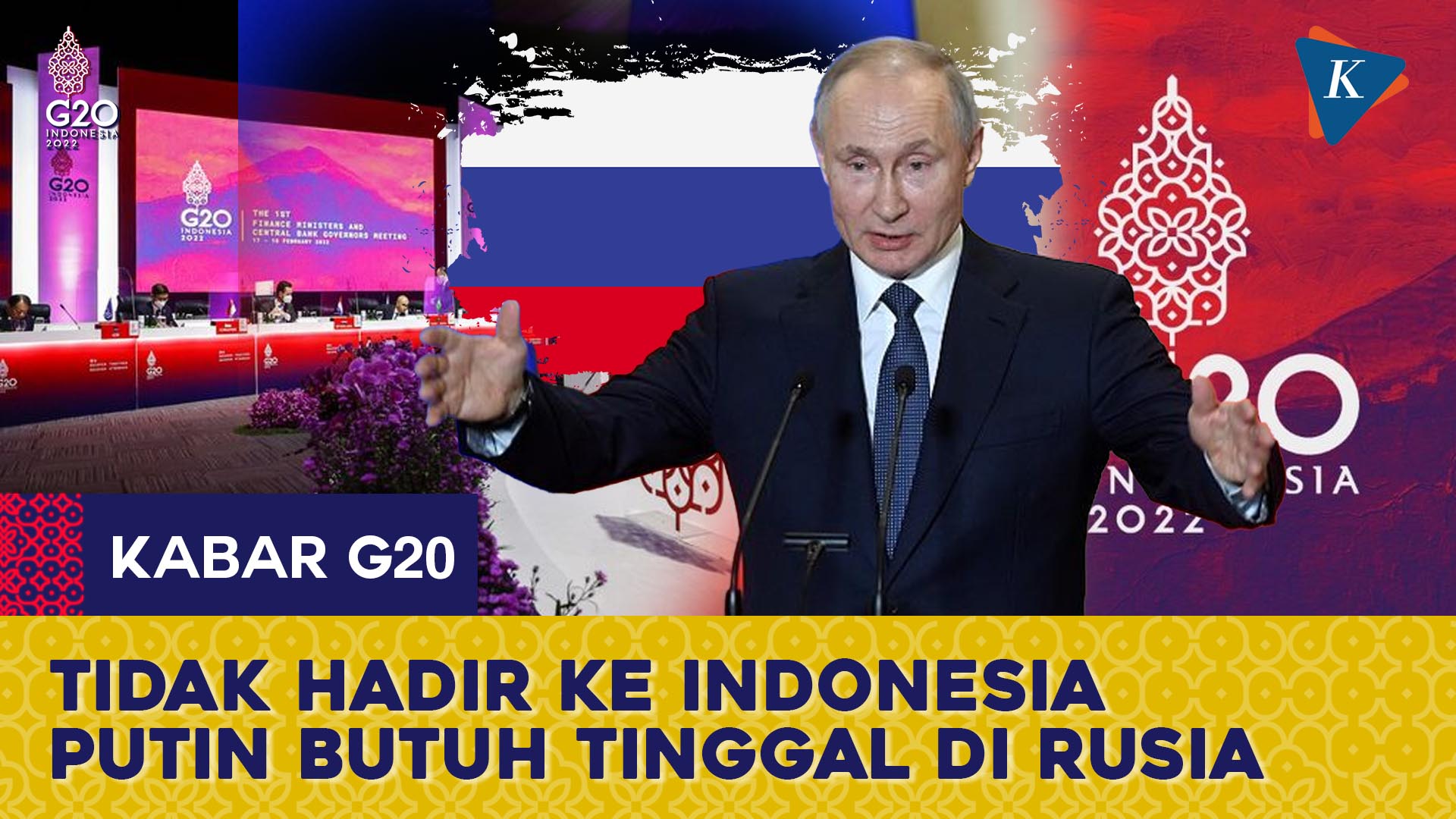 Presiden Rusia Vladimir Putin Telah Dikonfirmasi Tak Hadir di KTT G20 di Bali