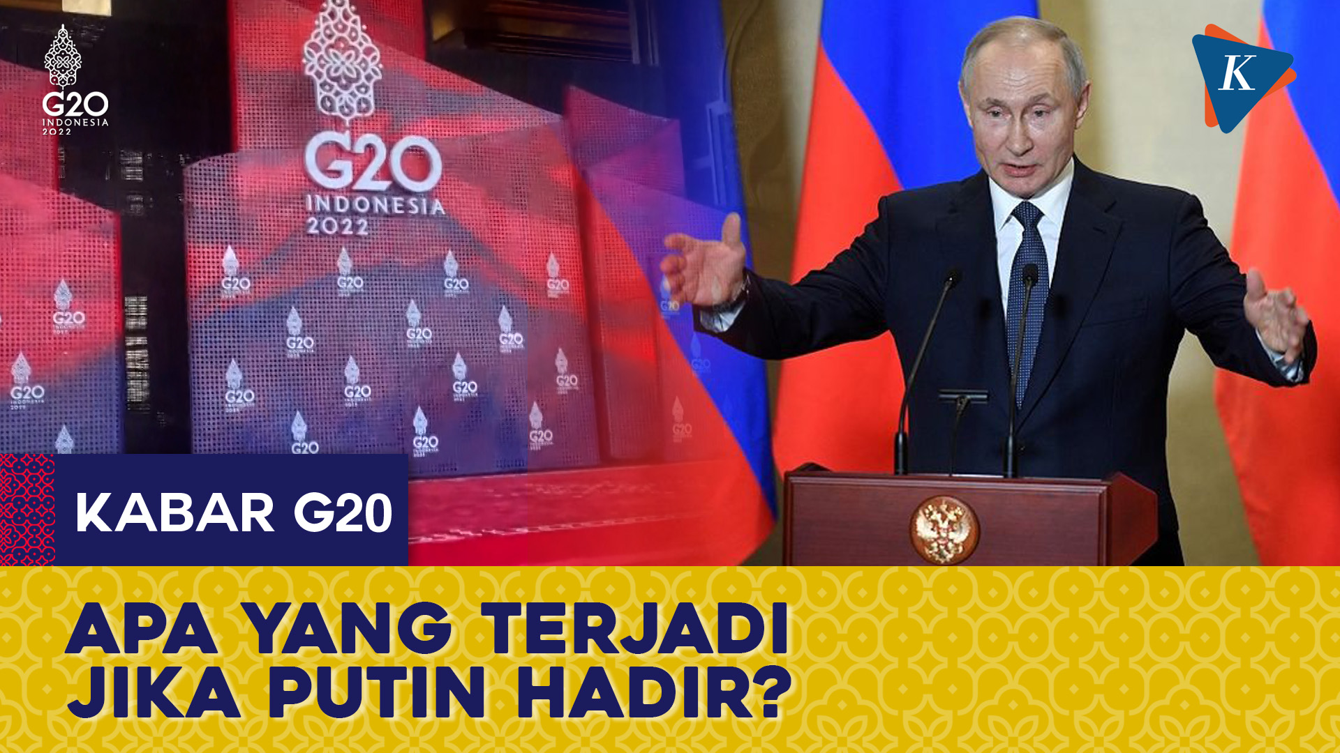 Andai Putin Datang ke KTT G20 Bali Kemungkinan Bakalan Dijauhi Para Delegasi Negara