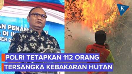 Bareskrim Tetapkan 112 Tersangka Kebakaran Hutan Dan Lahan