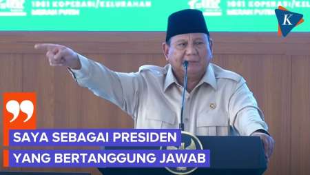 Prabowo: Kalau Bangsa Ini Lapar, Saya Yang Bertanggung Jawab