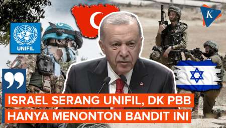 Erdogan: Tentara Israel Serang Pasukan Perdamaian, DK PBB Hanya Menonton Bandit Ini